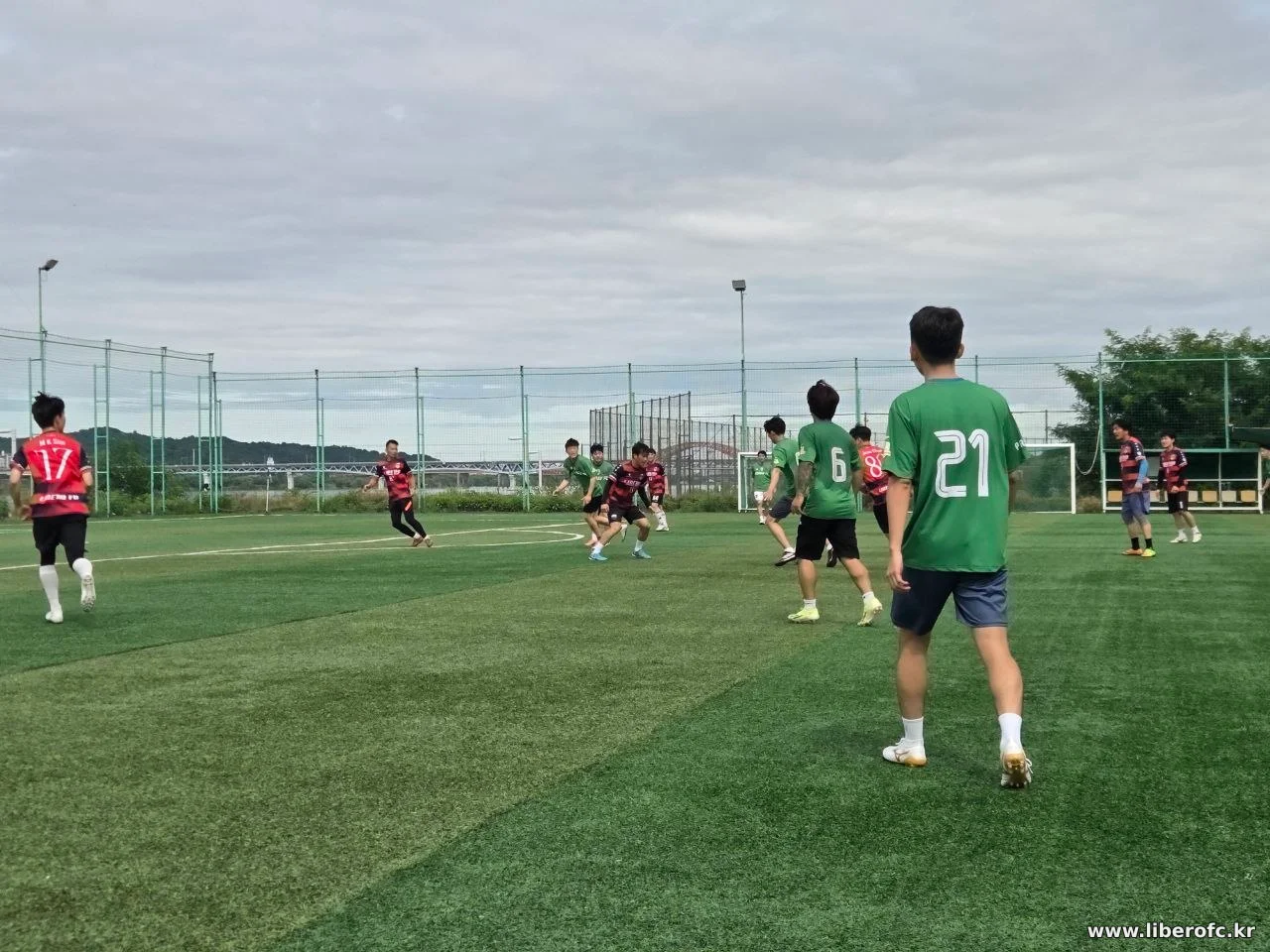 6월 21일 한강 다목적구장 – 선데이팀과의 고양 조기축구 정모
