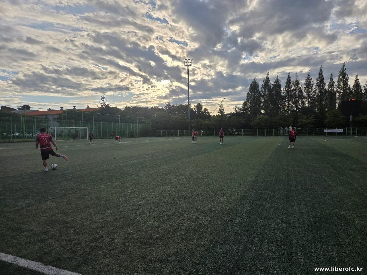싸커피아와 시원하게 붙었습니다, 축구 동호회 여름 매치 후기