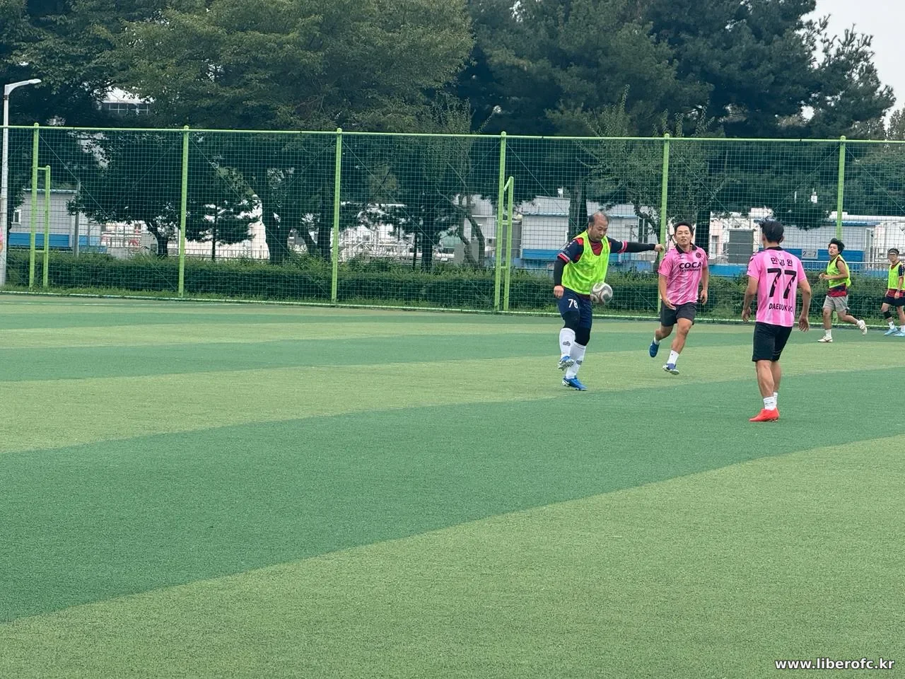 대덕FC 초청 원정 경기 — 요즘 절정인 리베로의 사회인 축구